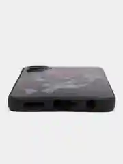 Тёмно-бордовый силиконовый чехол для Tecno Camon 19 Neo, с принтом, с рисунком (Техно Камон 19 Нео)