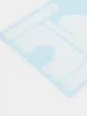 Кремовый наклейка на автомобиль "Мечеть", белая