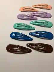 Шоколадный заколки для волос КЛИК-КЛАК подпрок для девочки на 1 сентября