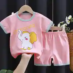 Конфетный костюм детский футболка и шорты, Комплект для девочки и мальчика, размеры 90-120 см