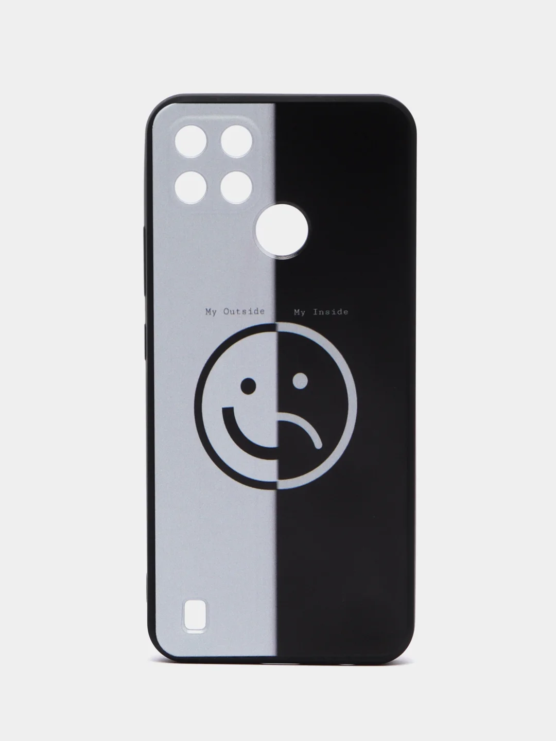 Золотистый хаки чехол для Realme C21y / C25y, с принтом, с рисунком (Реалми С21у / С25у)