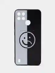 Золотистый хаки чехол для Realme C21y / C25y, с принтом, с рисунком (Реалми С21у / С25у)