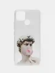 Алый чехол для Realme C21y / C25y, с принтом, с рисунком (Реалми С21у / С25у)