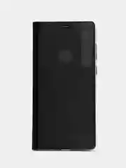 Хром чехол-книжка с прозрачным окном Samsung A6/A6 Plus/A8/A7/A9/J3/J4/J6/J8/A80/A81/A60/A91