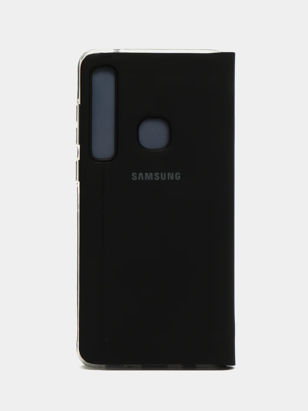 Хром чехол-книжка с прозрачным окном Samsung A6/A6 Plus/A8/A7/A9/J3/J4/J6/J8/A80/A81/A60/A91