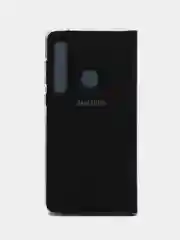 Хром чехол-книжка с прозрачным окном Samsung A6/A6 Plus/A8/A7/A9/J3/J4/J6/J8/A80/A81/A60/A91