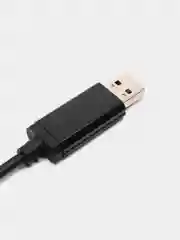 Черный наушники игровые, с микрофоном и RGB подсветкой, объемный звук