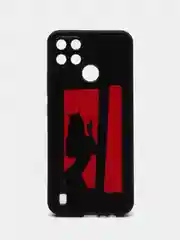 Рыжий чехол для Realme C21y / C25y, с принтом, с рисунком (Реалми С21у / С25у)