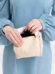 Бежевый меланж сумочка женская