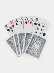 Синий покерные карты Poker Club пластиковые для покера 54 шт и набор из 2-х колод! Игра в покер