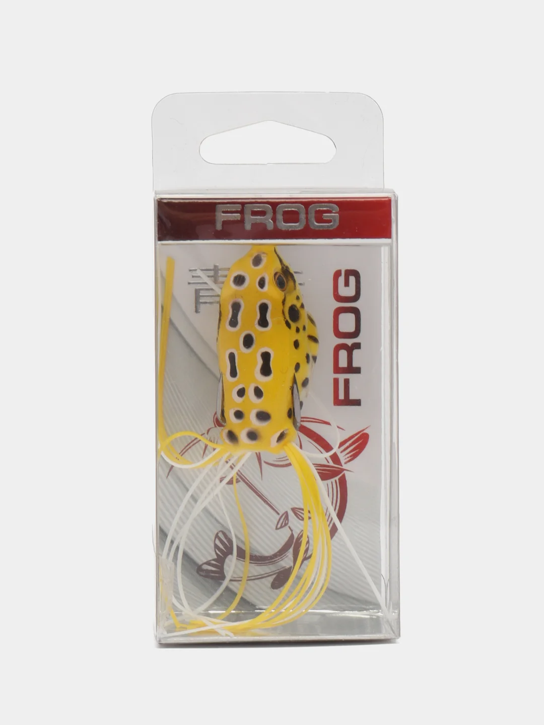 Белый лягушка-незацепляйка Namazu Frog. Длина 45 мм, вес 6 г, N-F45-6