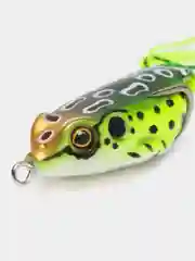 Тёмно-зелёный лягушка-незацепляйка Namazu Frog. Длина 45 мм, вес 6 г, N-F45-6