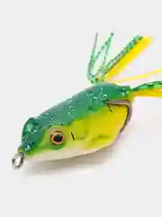 Зеленый лягушка-незацепляйка Namazu Frog. Длина 45 мм, вес 6 г, N-F45-6