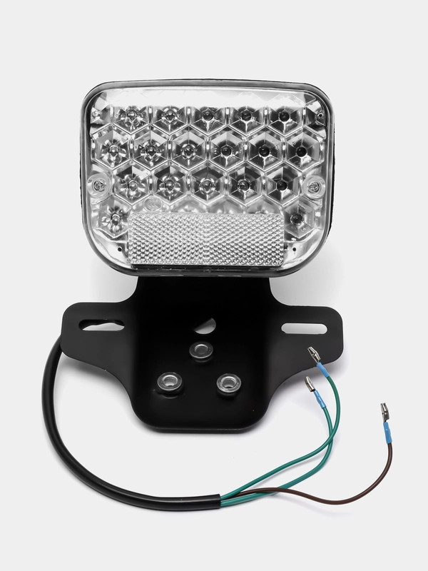 Стоп-сигнал Альфа, CG125, ST-03-LED 22 красных диода, светлое стекло
