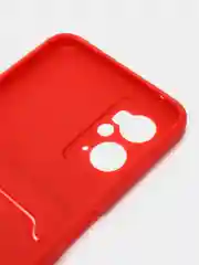 Коралловый чехол для Realme 9i / Oppo A96 (Реалми 9 ай / Оппо А96), с карманом для карт