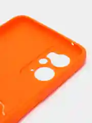 Оранжевый чехол для Realme 9i / Oppo A96 (Реалми 9 ай / Оппо А96), с карманом для карт