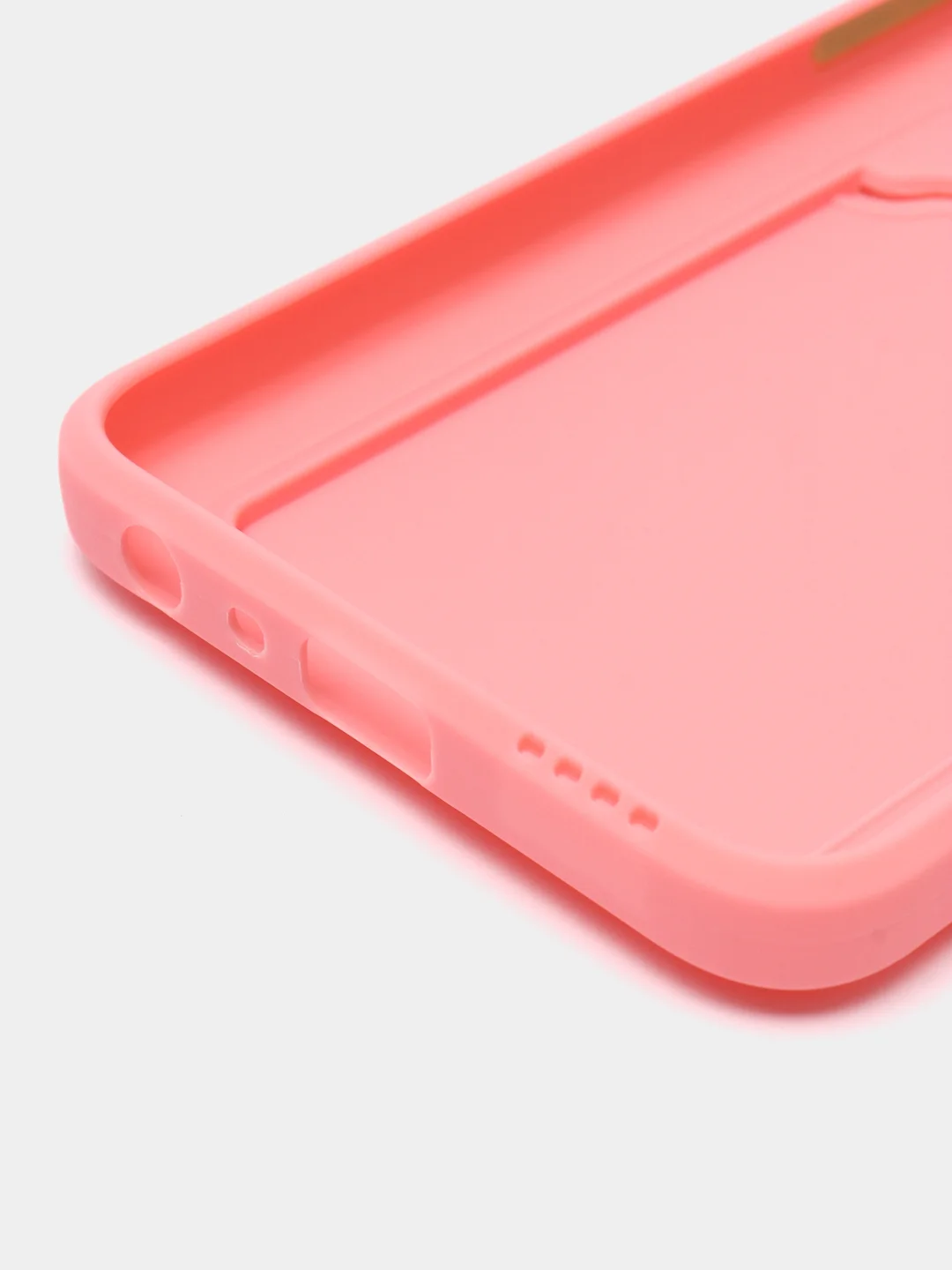 Розовый чехол для Realme 9i / Oppo A96 (Реалми 9 ай / Оппо А96), с карманом для карт