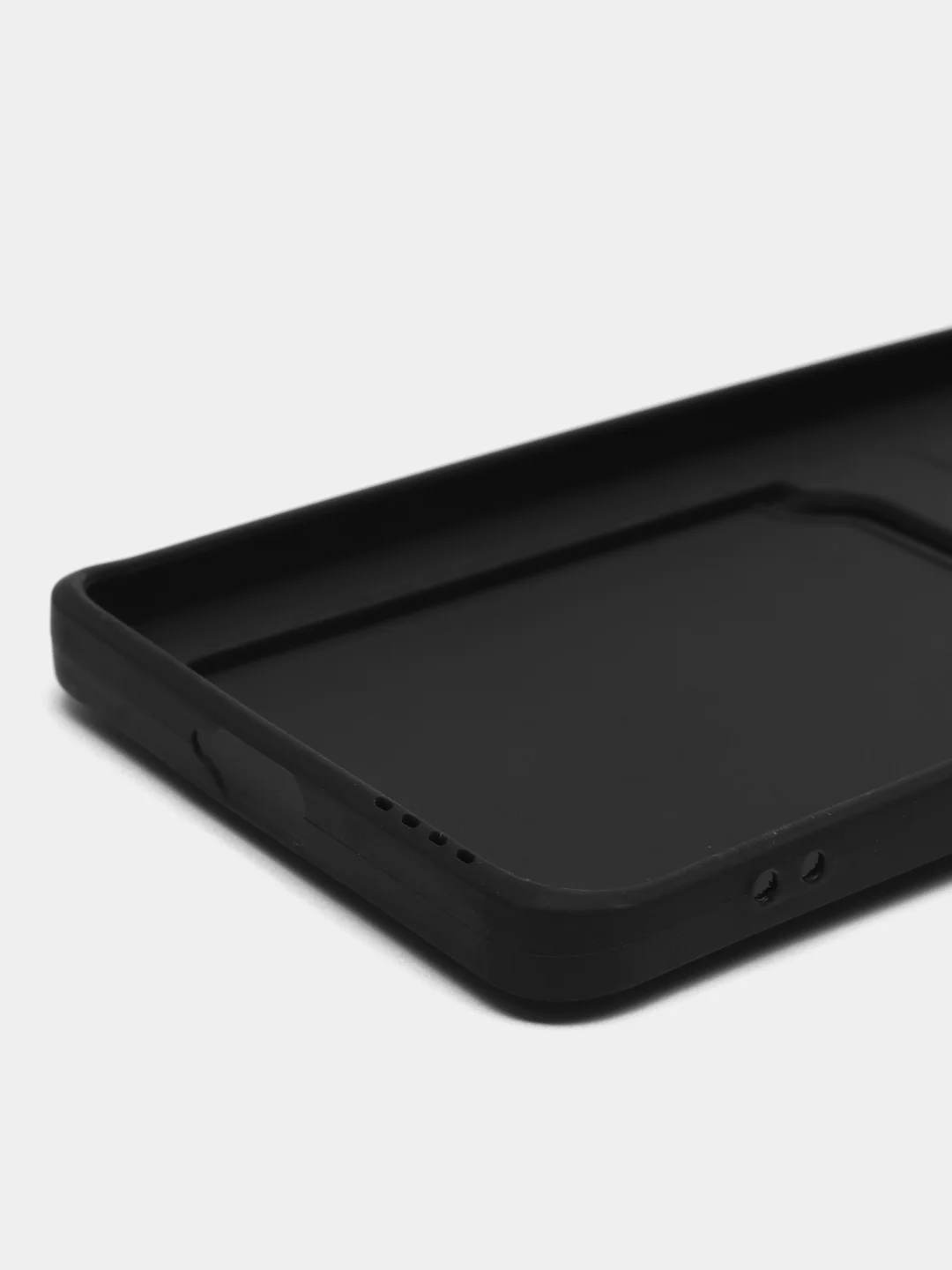 Черный чехол для Xiaomi 13 Lite (Сяоми 13 Лайт), с карманом для карт