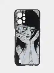 Белый силиконовый чехол для Realme C31 4G, с принтом, с рисунком (Реалми С31 4г)