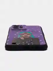 Пурпурный силиконовый чехол для Realme C31 4G, с принтом, с рисунком (Реалми С31 4г)