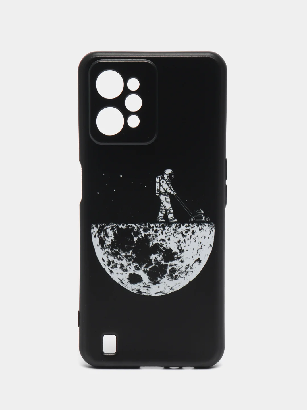 Мятный силиконовый чехол для Realme C31 4G, с принтом, с рисунком (Реалми С31 4г)