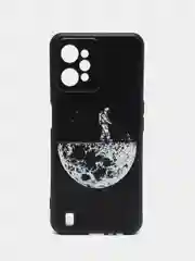 Мятный силиконовый чехол для Realme C31 4G, с принтом, с рисунком (Реалми С31 4г)