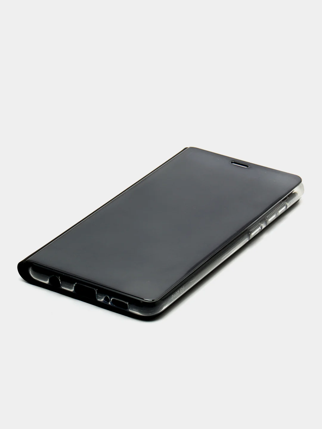 Хром чехол-книжка с прозрачным окном Samsung A6/A6 Plus/A8/A7/A9/J3/J4/J6/J8/A80/A81/A60/A91