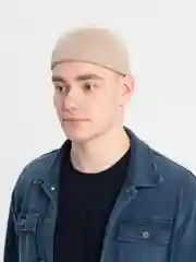 Бежевый бейсболка, шапка бини, кепка без козырька, докер