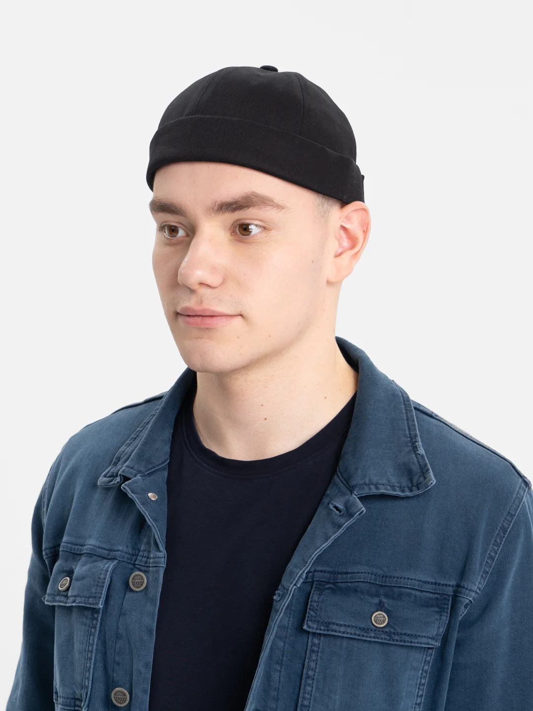 Черный бейсболка, шапка бини, кепка без козырька, докер