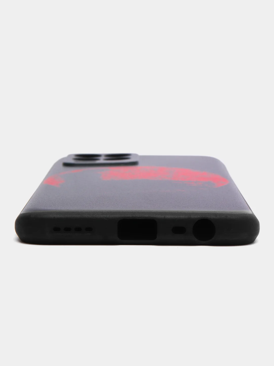 Сиреневый силиконовый чехол для Realme 8 4G/Realme 8 Pro (Реалми 8/8 Про), с принтом, с рисунком