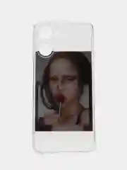 Багровый силиконовый чехол для Realme 10 4G, с принтом, с рисунком (Реалми 10 4г)