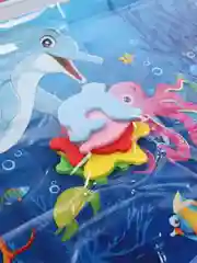 Небесно-голубой водный коврик для малышей, развивающий, надувной