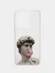 Алый силиконовый чехол для Vivo Y35 4G, с принтом, с рисунком (Виво у35 4г)