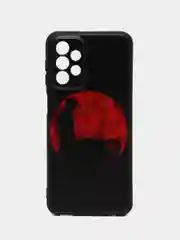 Сиреневый силиконовый чехол для Samsung Galaxy A23, с принтом, с рисунком (Самсунг Галакси А23)