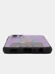 Пурпурный силиконовый чехол для Samsung Galaxy A23, с принтом, с рисунком (Самсунг Галакси А23)
