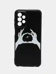 Пастельно-коралловый силиконовый чехол для Samsung Galaxy A23, с принтом, с рисунком (Самсунг Галакси А23)