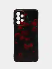 Оранжевый силиконовый чехол для Samsung Galaxy A23, с принтом, с рисунком (Самсунг Галакси А23)