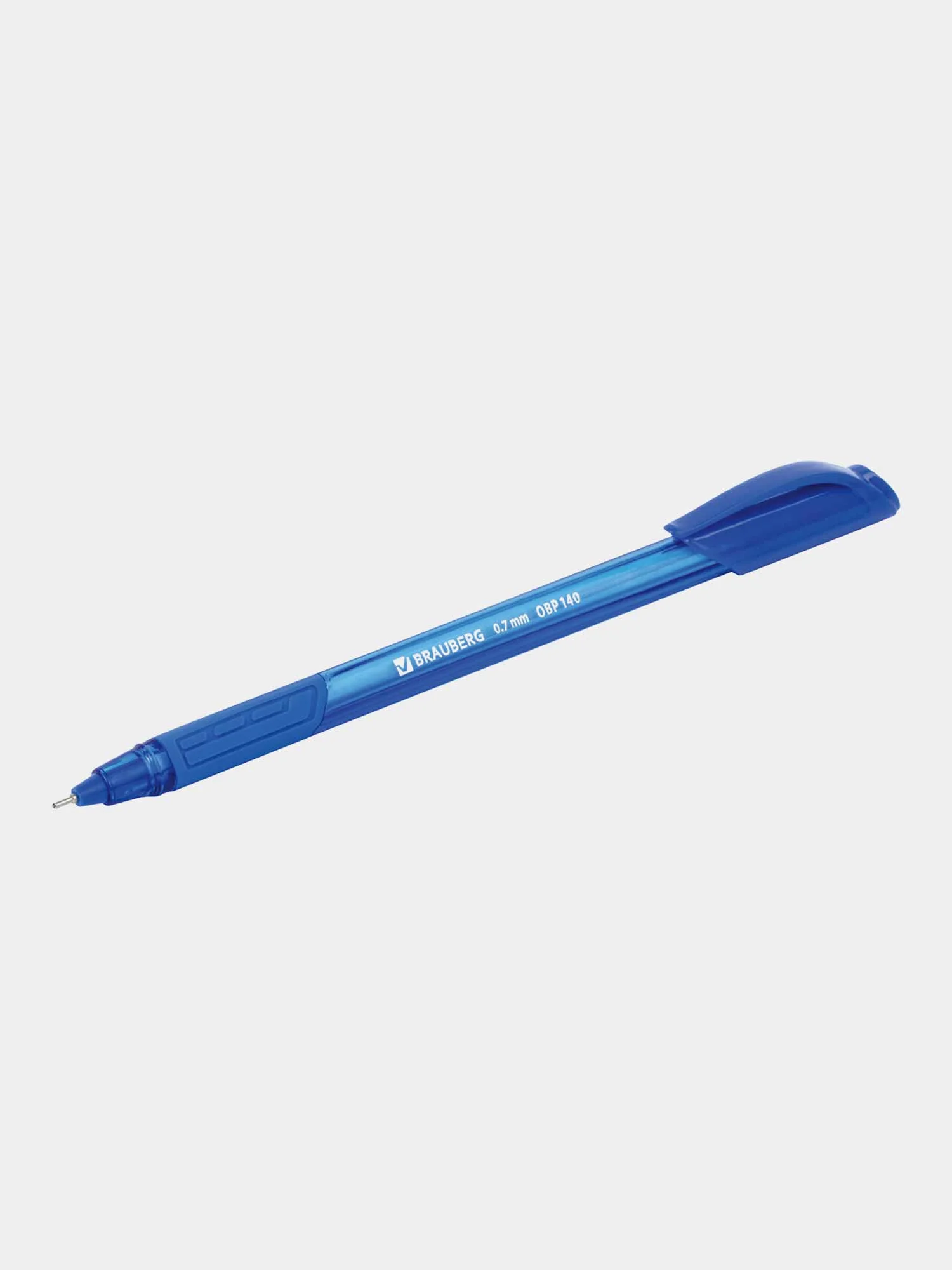 Ручка шариковая Brauberg Extra Glide Gt Tone, синяя, 12 штук, 0,35 мм, 880733