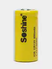 Аккумуляторы Soshine Lii-ion CR123A/16340, 800 mAh, 2 штуки