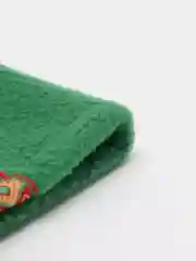 Зеленый пальчиковый театр кукла на руку из фетра Дед Мороз, Бабушка, Мальчик, Айболит