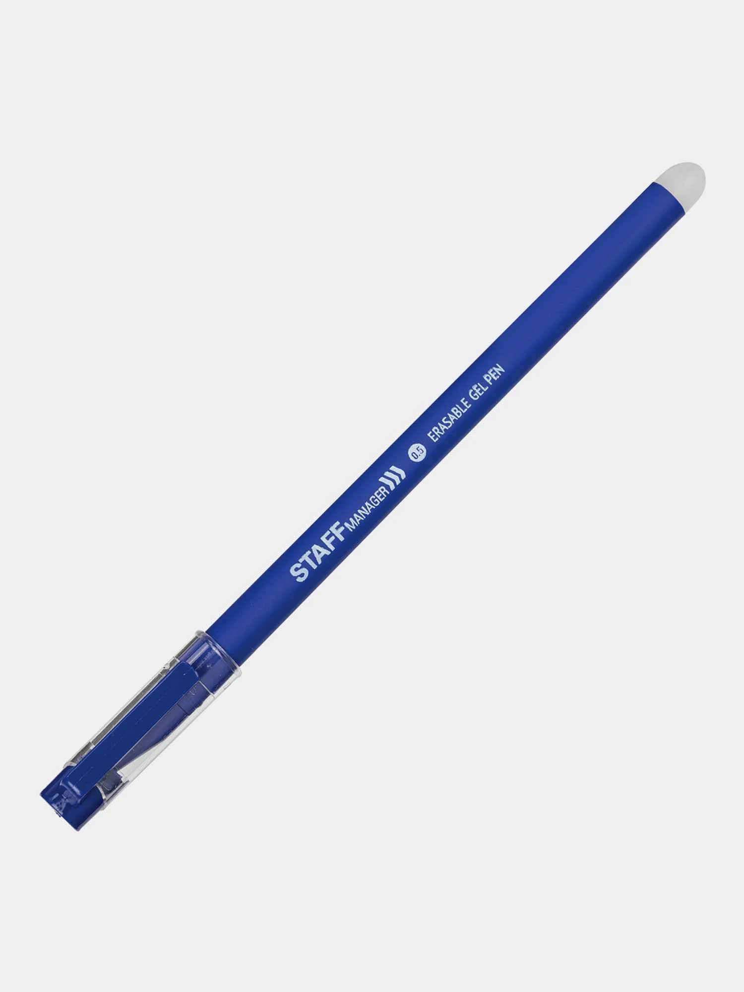 Ручка стираемая гелевая (пиши-стирай) Staff Erase, синяя, 12 штук, линия 0,35 мм, 880735