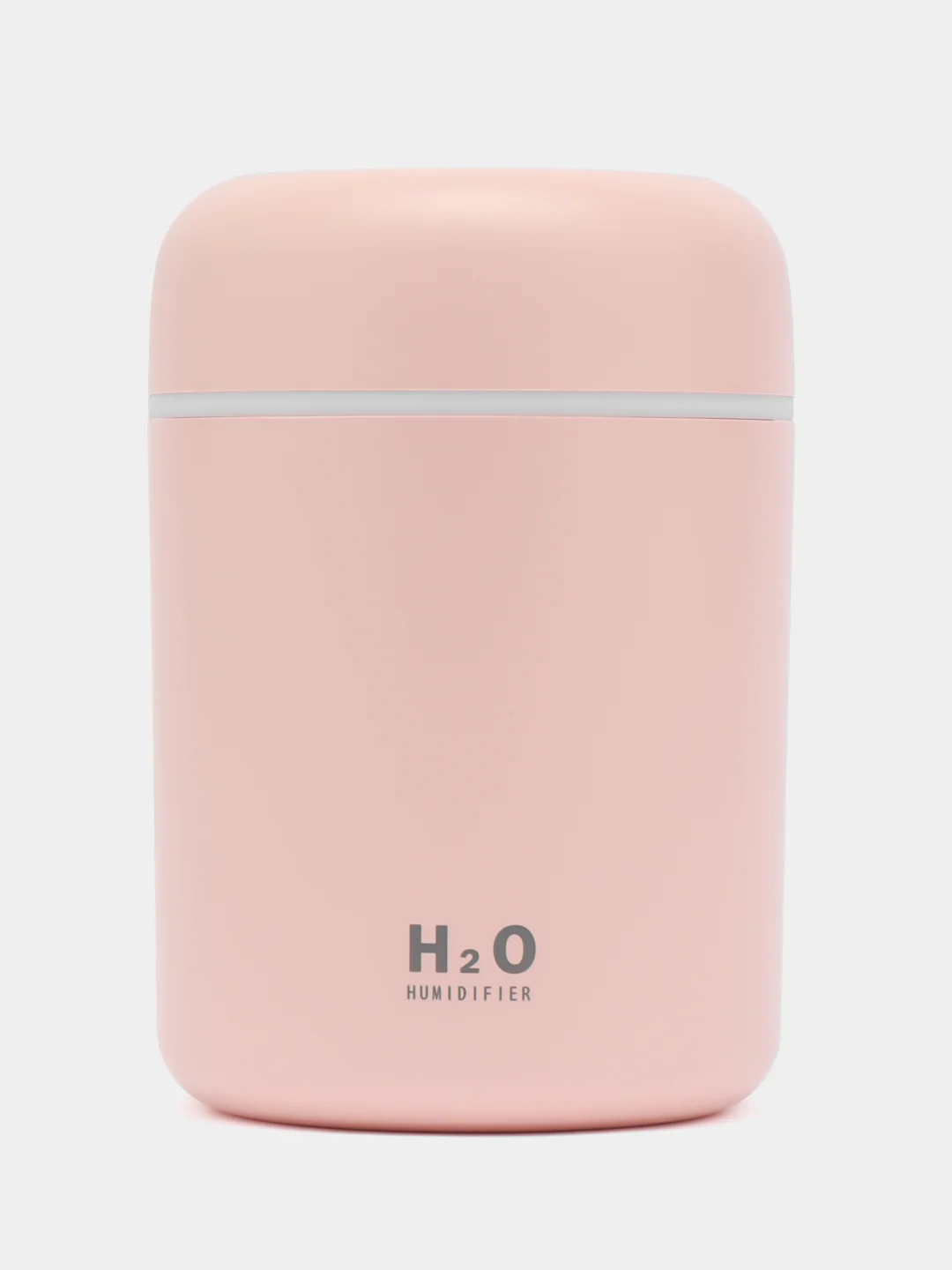Розовый увлажнитель воздуха мини Humidifier H2O, с RGB подсветкой