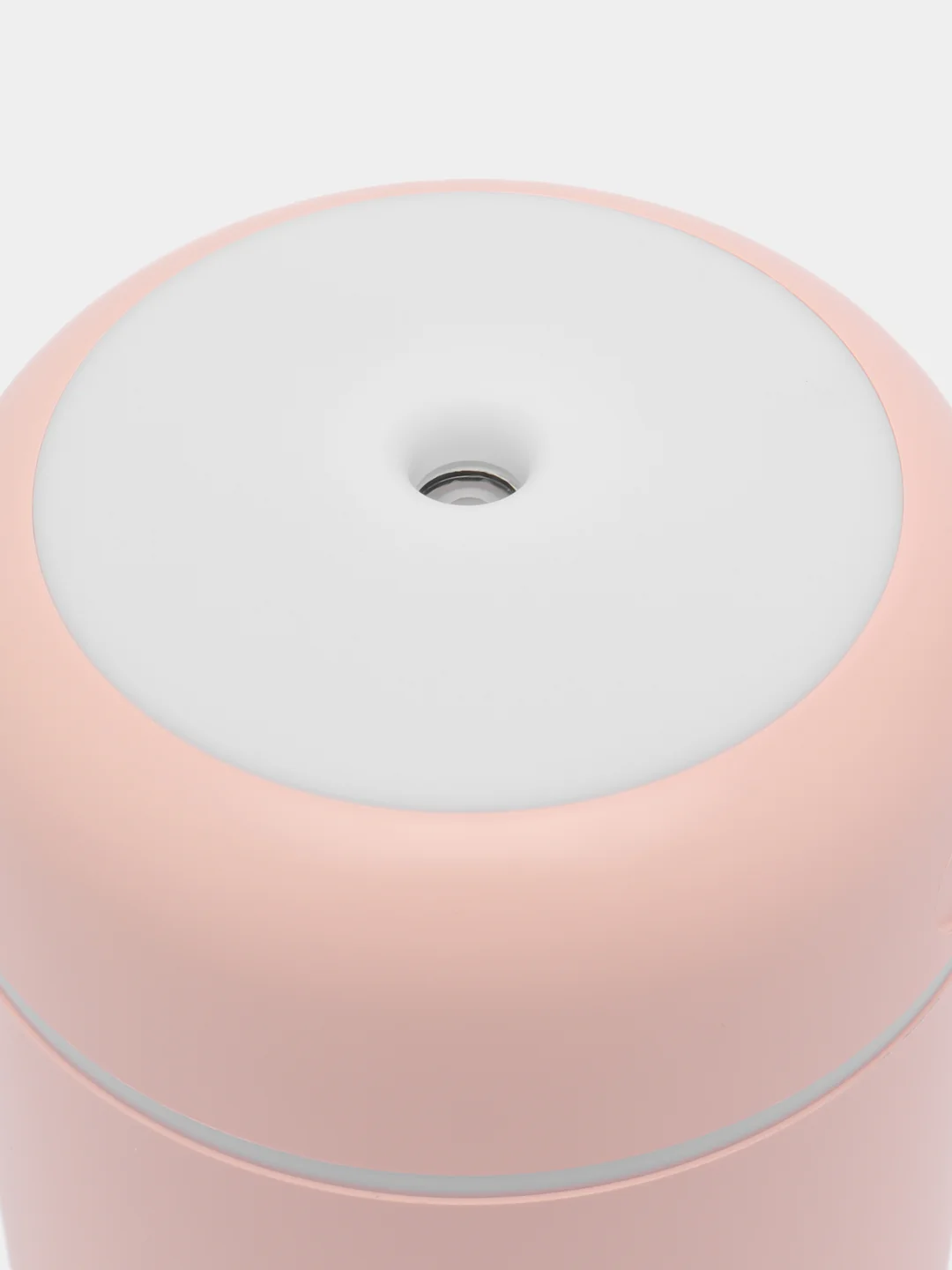 Розовый увлажнитель воздуха мини Humidifier H2O, с RGB подсветкой