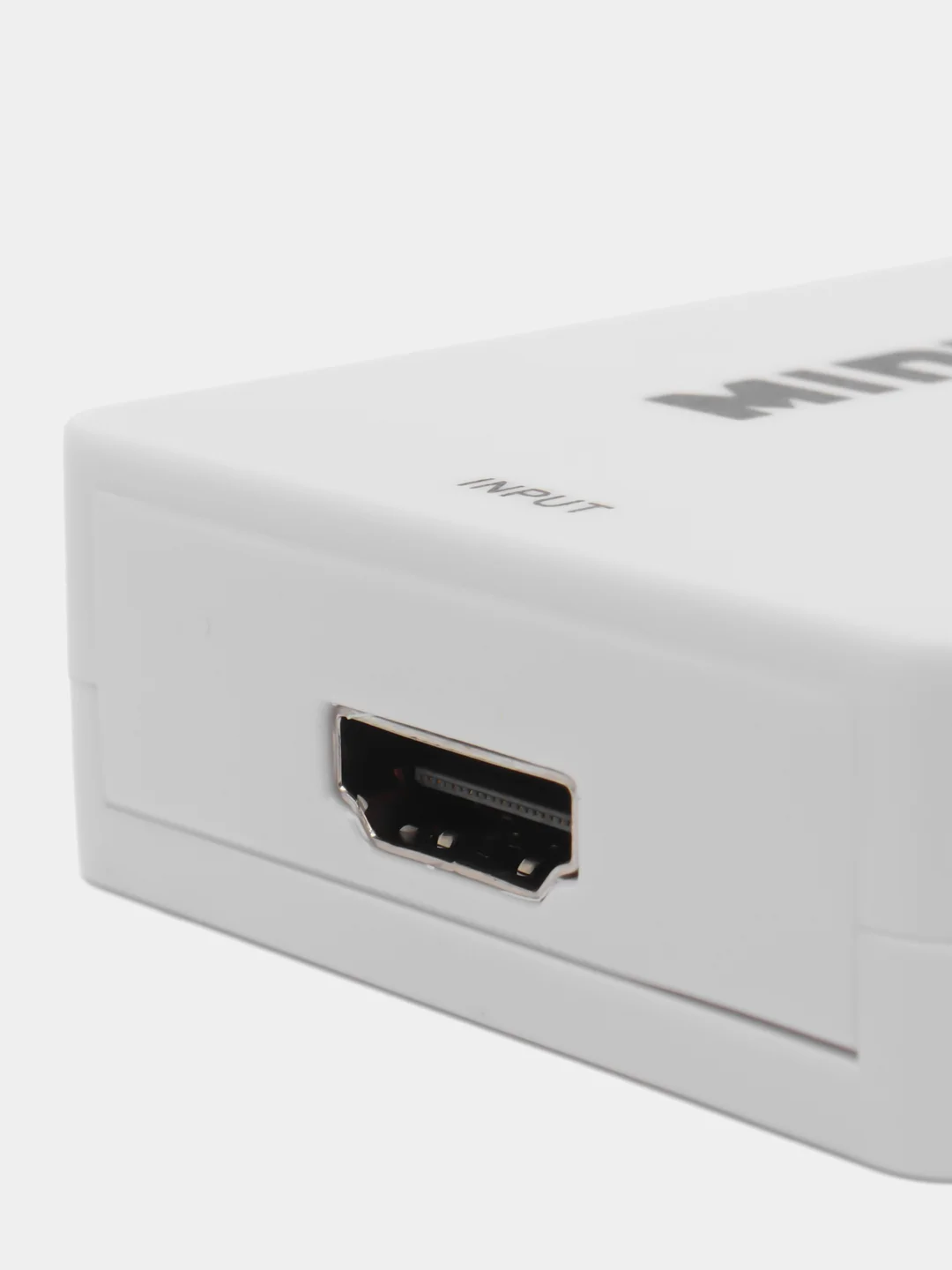 Белый переходник-адаптер с HDMI на тюльпаны AV, RCA конвертер