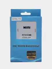 Белый переходник-адаптер с RCA AV тюльпанов на HDMI конвертер