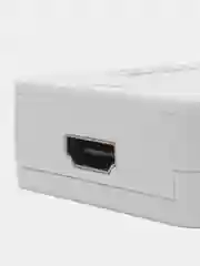 Белый переходник-адаптер с RCA AV тюльпанов на HDMI конвертер