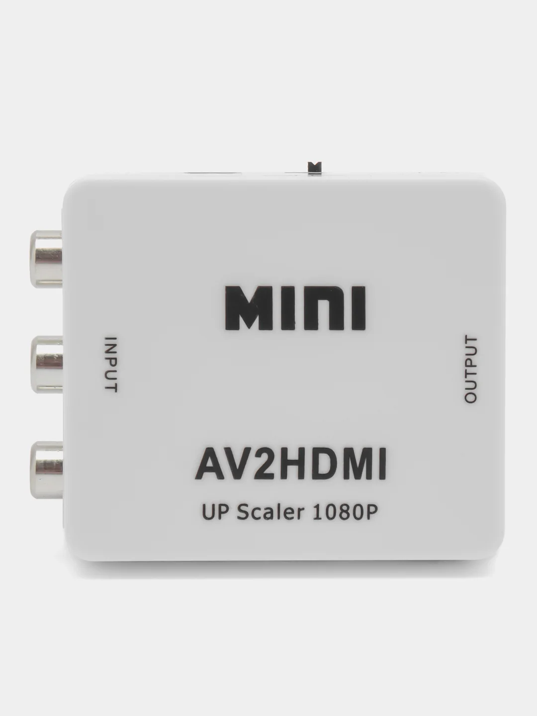 Белый переходник-адаптер с RCA AV тюльпанов на HDMI конвертер