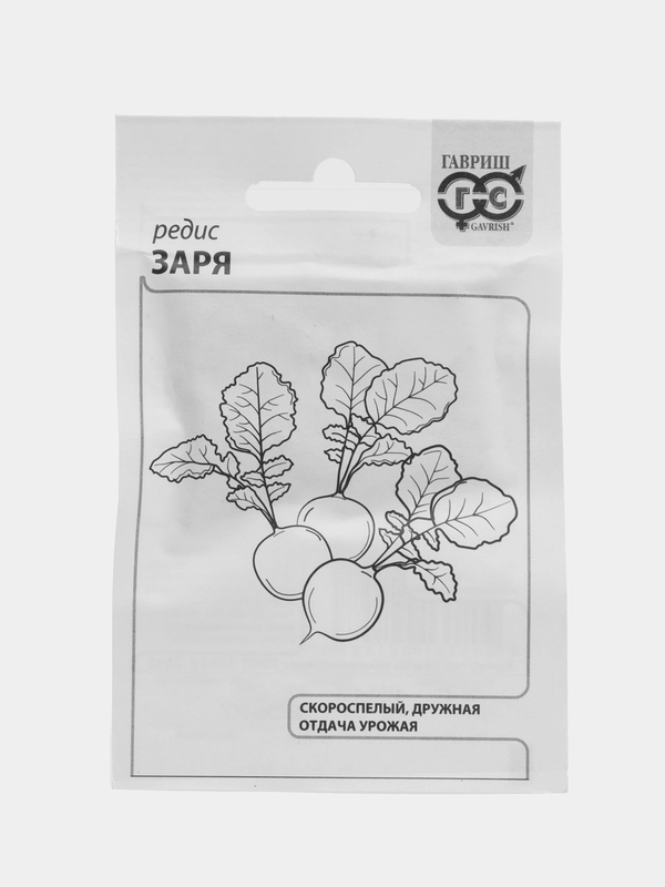 Семена Редис Заря, 3 г, ООО "Гавриш"