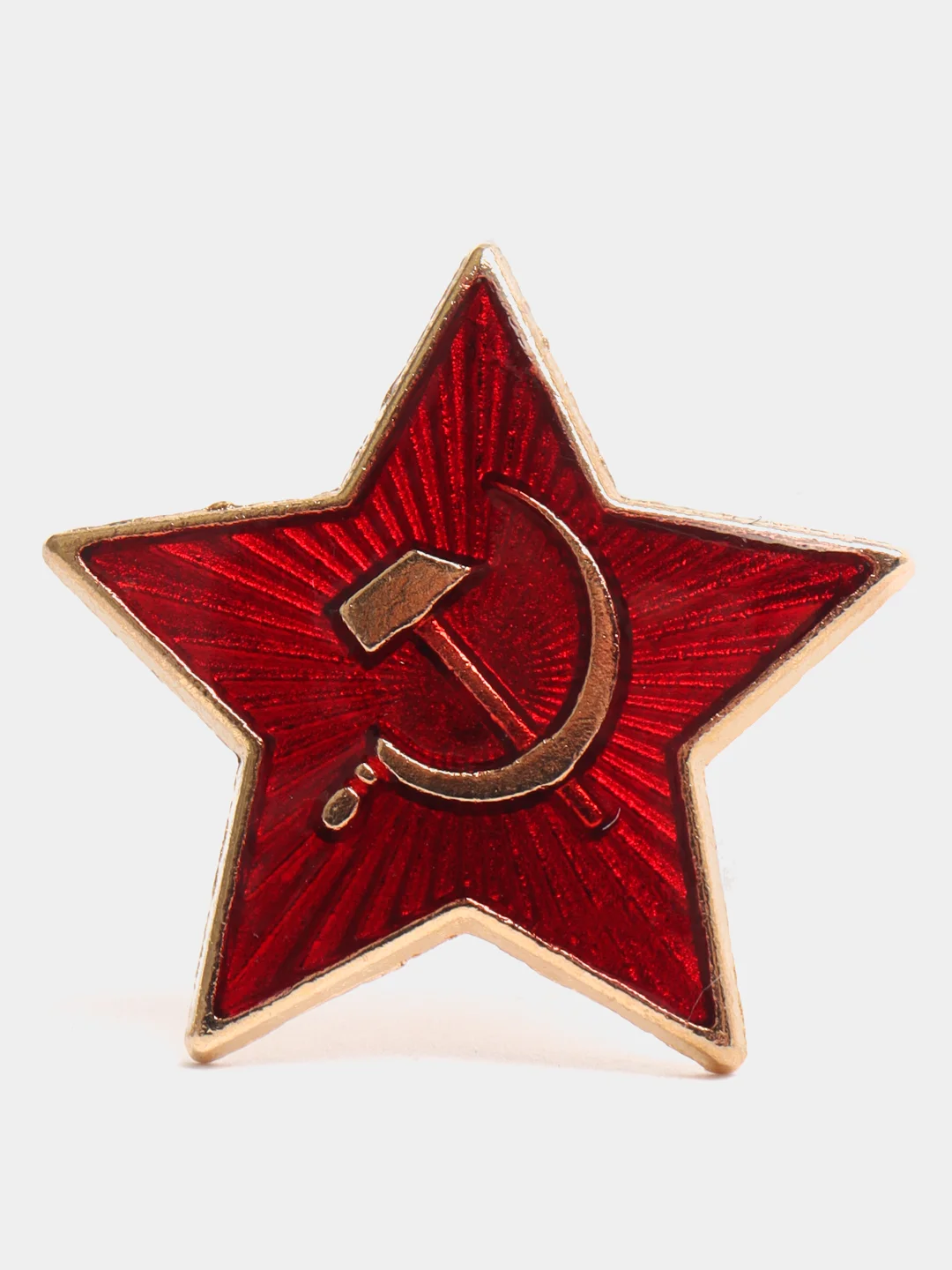 Желтый значок 9 мая Георгиевская лента, брошь 9 мая, 1 шт