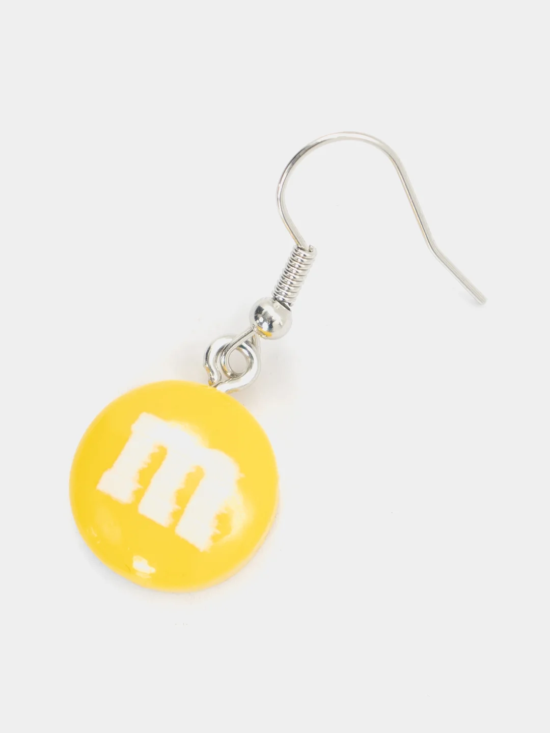 Желтый серьги M&M's, пара